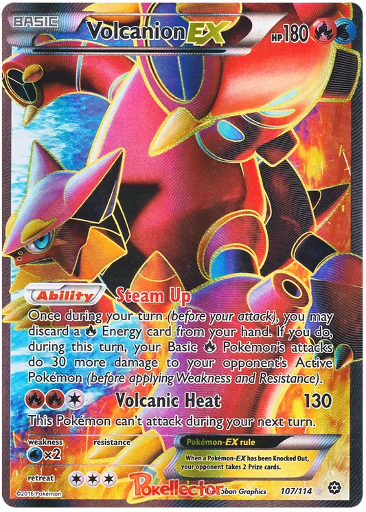 Volcanion EX 107/114 Steam Siege