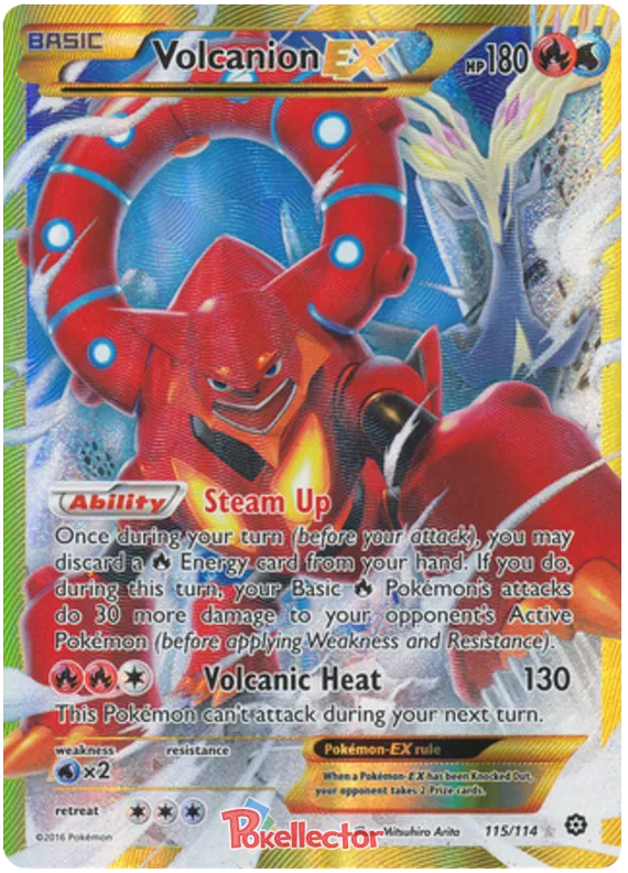 Volcanion EX 115/114 Steam Siege