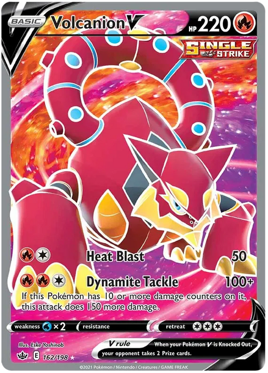 Volcanion V 162/198 Sword & Shield Chilling Reign