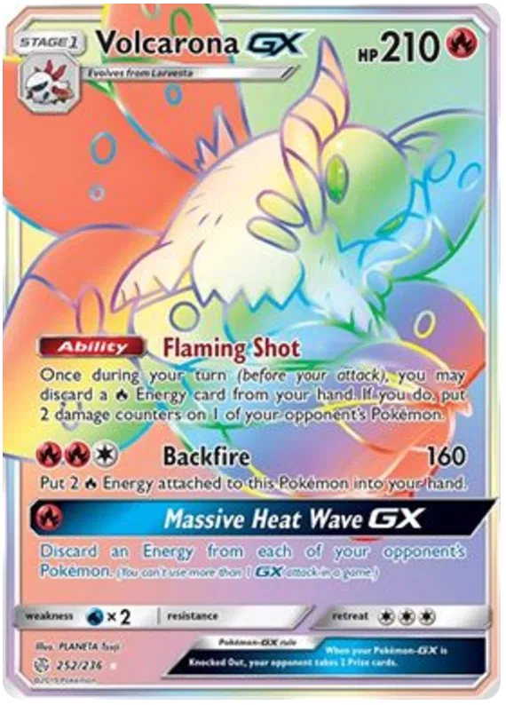 Volcarona GX 252/236 Cosmic Eclipse