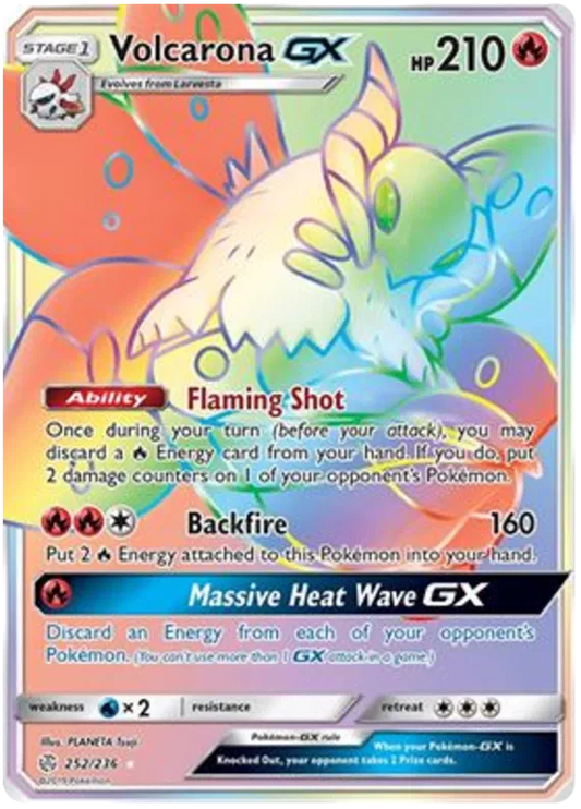 Volcarona GX 252/236 Cosmic Eclipse