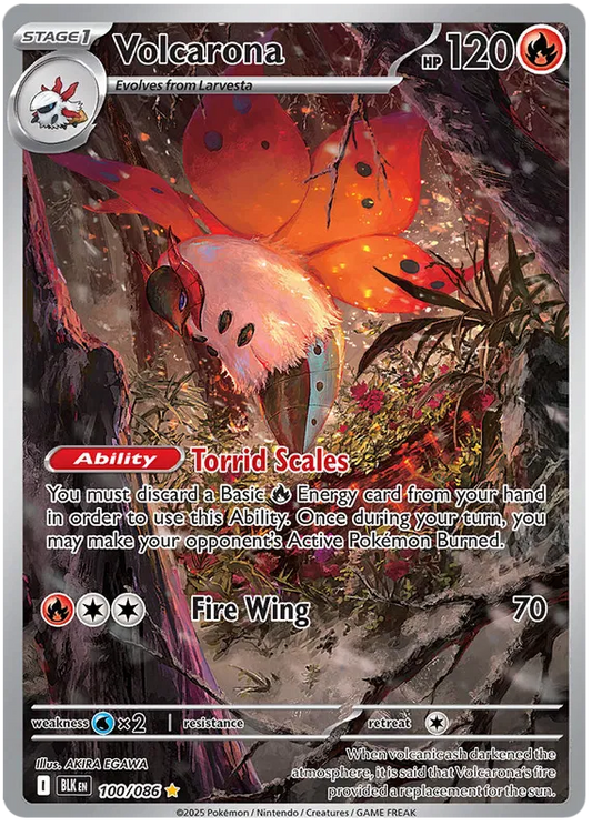 Volcarona 100/086 Black Bolt