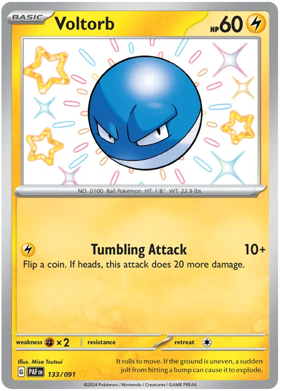 Voltorb 133/091 Paldean Fates