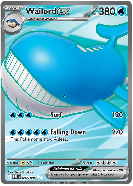 Wailord ex 097/084 Pitch Black