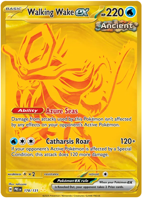 Walking Wake ex 178/131 Prismatic Evolutions