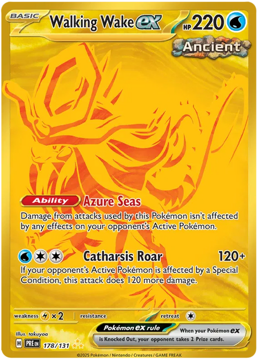 Walking Wake ex 178/131 Prismatic Evolutions