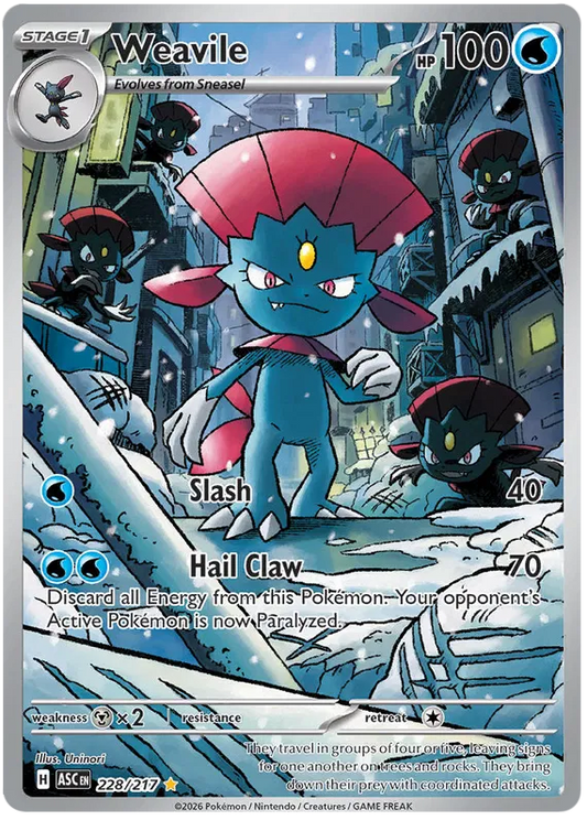 Weavile 228/217 Ascended Heroes