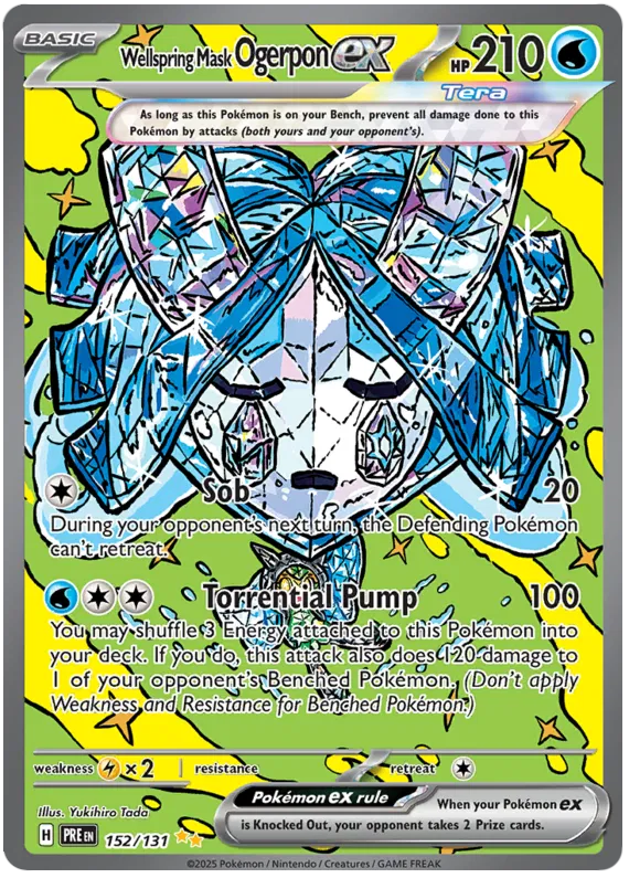 Wellspring Mask Ogerpon ex 152/131 Prismatic Evolutions