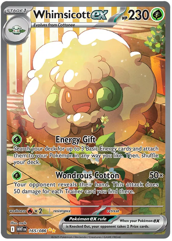 Whimsicott ex 165/086 White Flare