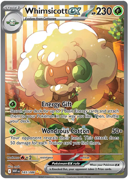 Whimsicott ex 165/086 White Flare