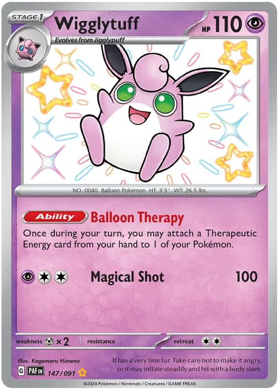 Wigglytuff 147/091 Paldean Fates