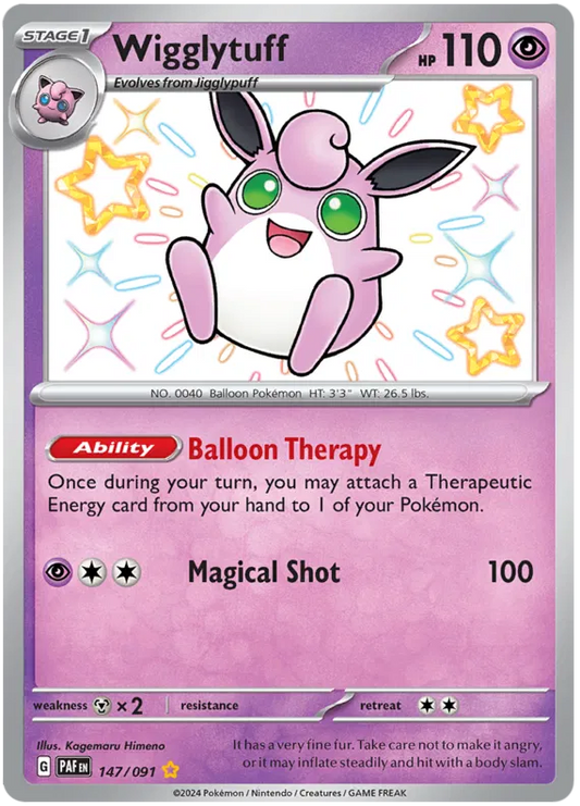 Wigglytuff 147/091 Paldean Fates
