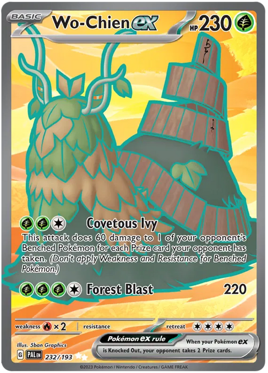Wo-Chien ex 232/193 Paldea Evolved