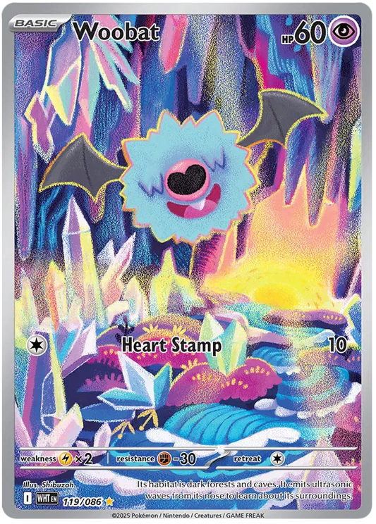 Woobat 119/086 White Flare