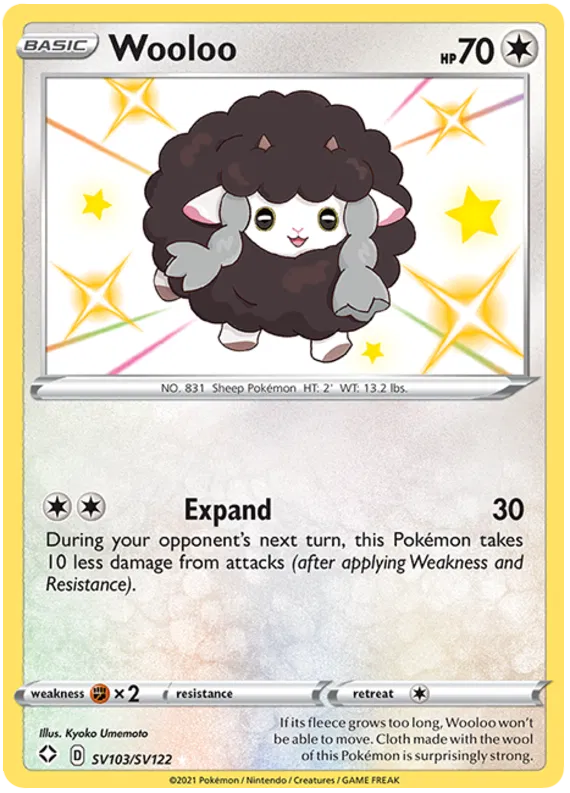 Wooloo SV103/SV122 Shining Fates