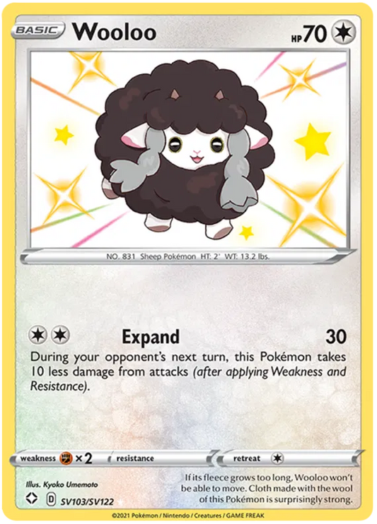 Wooloo SV103/SV122 Shining Fates