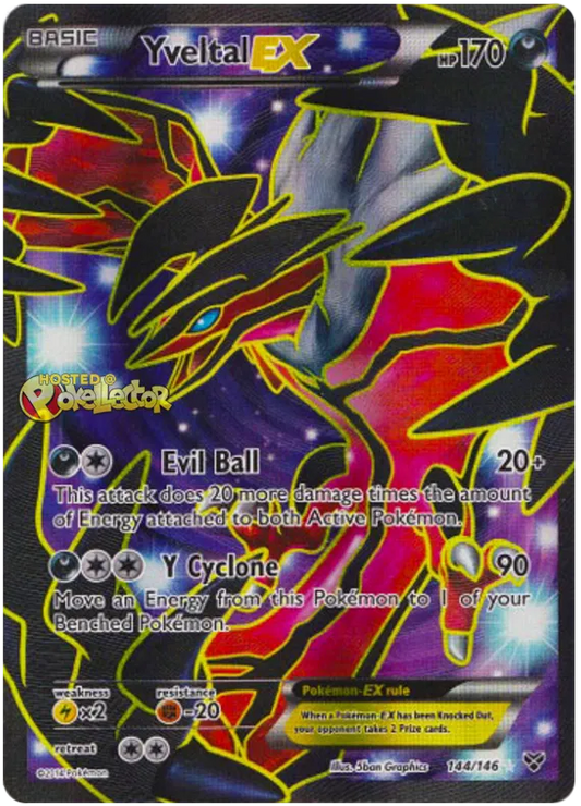 Yveltal EX Full Art 144/146 X/Y