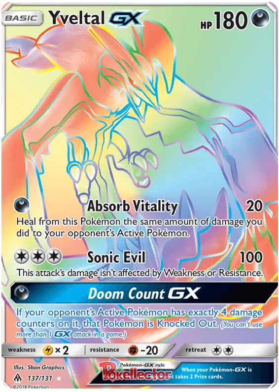 Yveltal GX 137/131 Forbidden Light