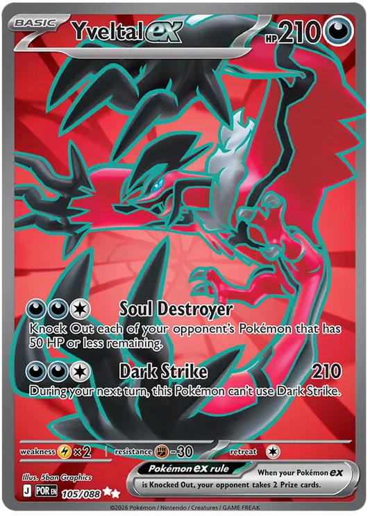 Yveltal ex 105/088 Perfect Order