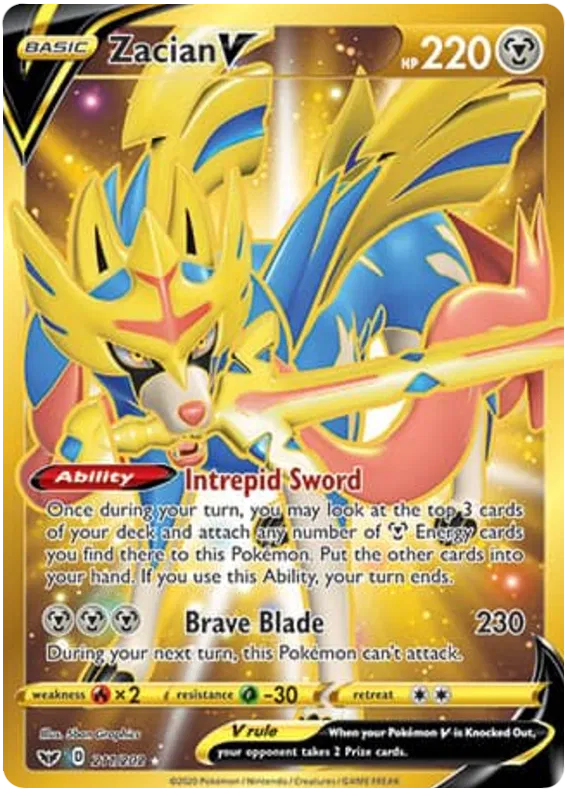 Zacian V 211/202 Sword & Shield