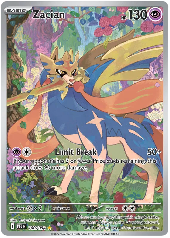 Zacian 100/094 Phantasmal Flames