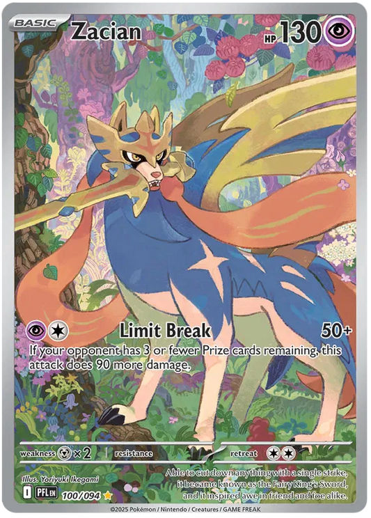 Zacian 100/094 Phantasmal Flames