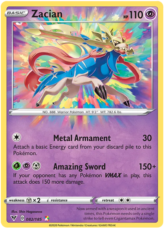 Zacian 82/185 Vivid Voltage