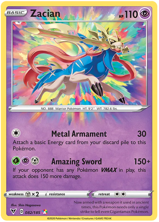 Zacian 82/185 Vivid Voltage