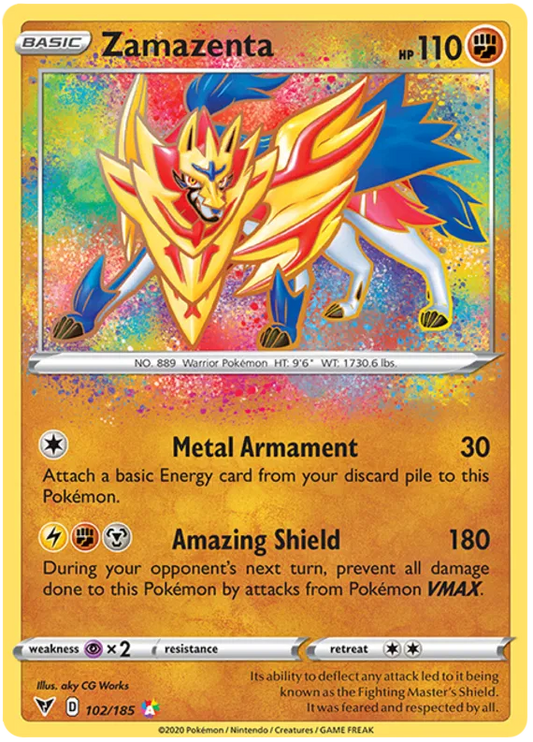 Zamazenta 102/185 Vivid Voltage