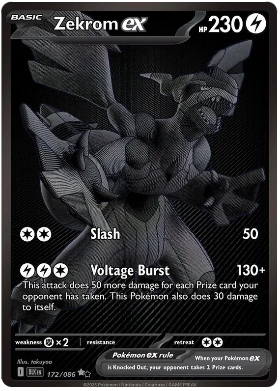 Zekrom ex 172/086 Black Bolt