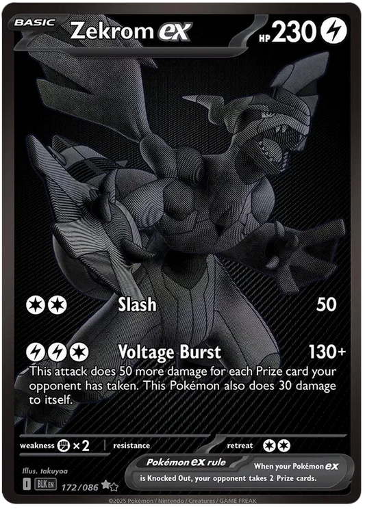 Zekrom ex 172/086 Black Bolt
