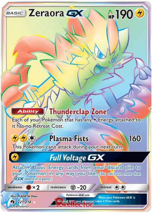 Zeraora GX 221/214 Lost Thunder