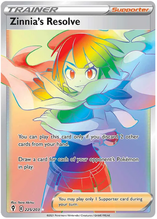 Zinnia's 225/203 Evolving Skies