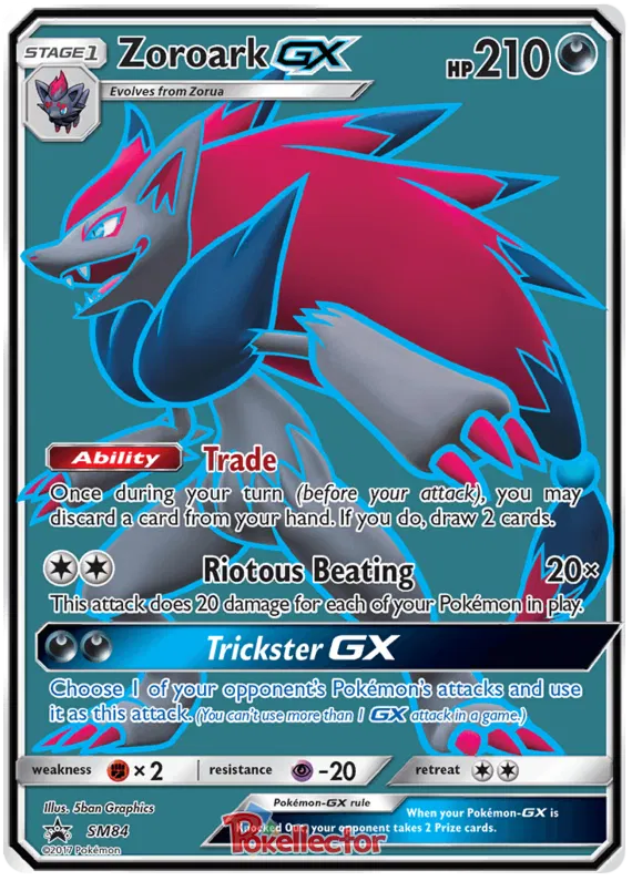 Zoroark GX SM84 Sun & Moon Promos