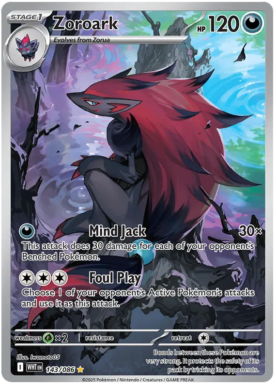 Zoroark 143/086 White Flare