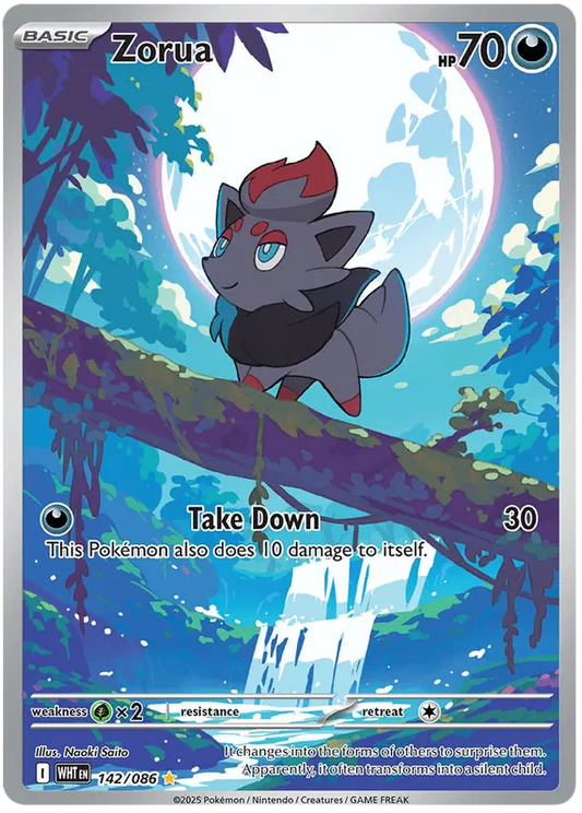 Zorua 142/086 White Flare