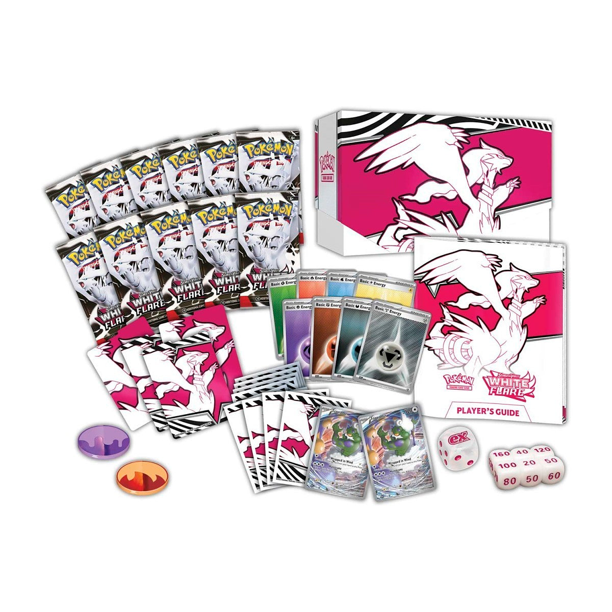 White Flare Pokemon Center- ETB - Elite Trainer Box (Damaged)