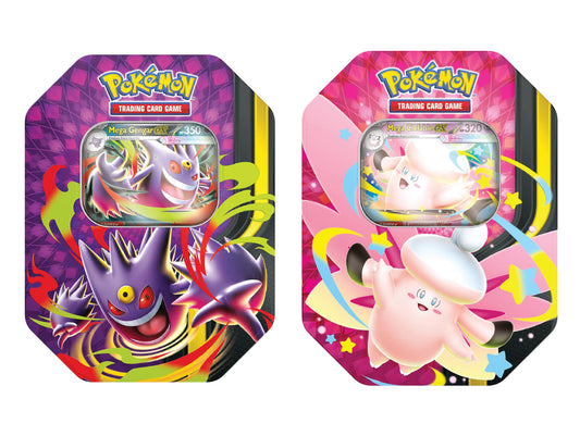 (Précommande) Mega Moonlit Tin Duo (Mega Clefable ex & Mega Gengar ex)