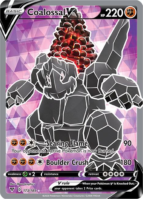 Coalossal V 173/185 Sword & Shield Vivid Voltage