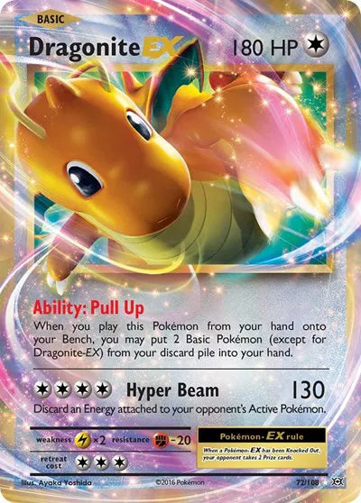 Dragonite EX 72/108 Evolutions