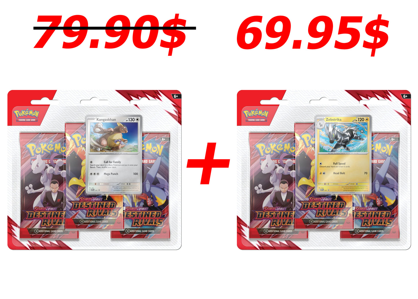 Destined Rivals Zebstrika 3-Pack Blister Bundle