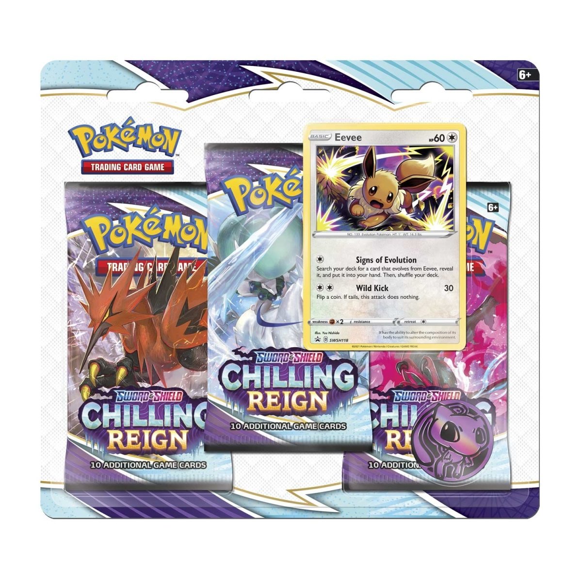 Chilling Reign 3-Pack Blister Eevee