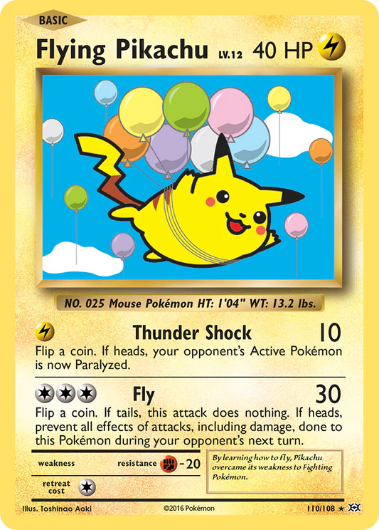 Flying Pikachu 110/108 Evolutions