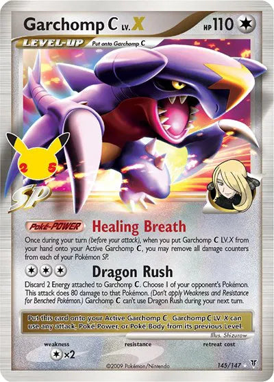 Garchomp C LV.X 145/147 Celebrations