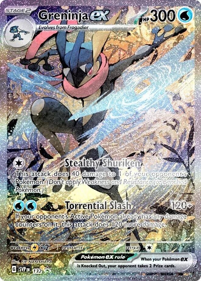 Greninja ex 132 Scarlet & Violet Promo