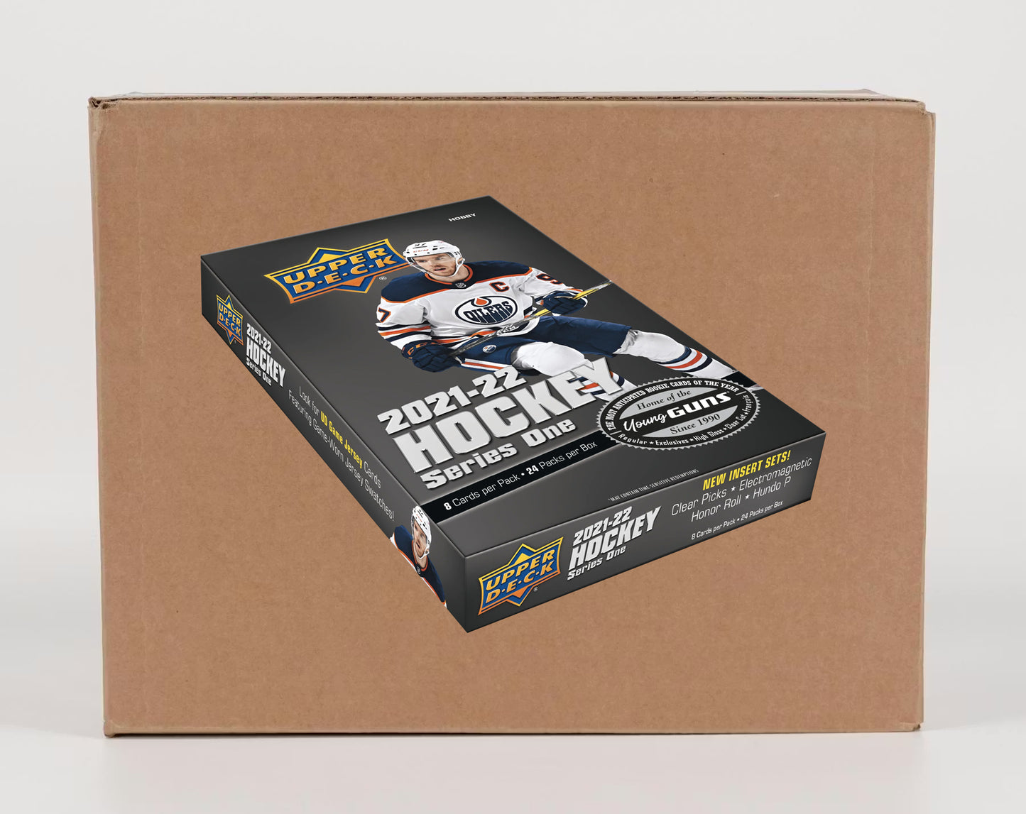 2021-22 Hockey Upper Deck Series 1 Hobby Box Case