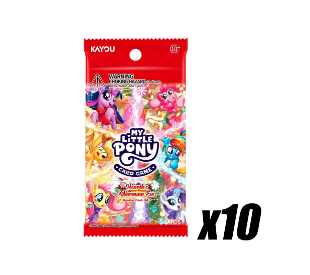 10x KAYOU My Little Pony Hearth's Warming Eve Booster Pack Bundle