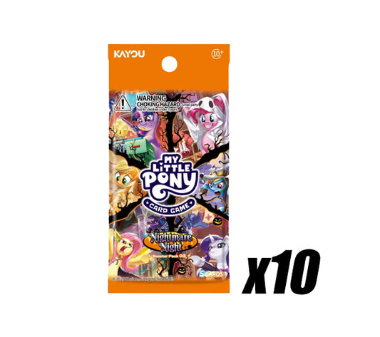 10x KAYOU My Little Pony Nightmare Night Booster Pack Bundle
