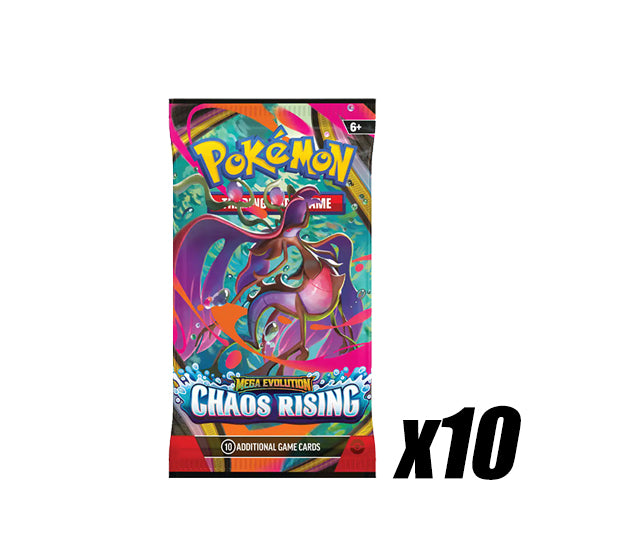 10x Chaos Rising Booster Pack Bundle