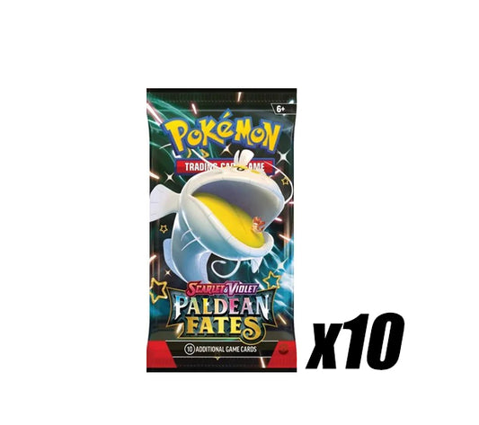 10x Paldean Fates Booster Pack Bundle